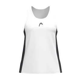 Dievčenské tielko Head CLUB 25 Tank Top Girls Navy/White