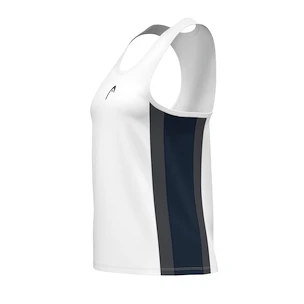 Dievčenské tielko Head  CLUB 25 Tank Top Girls Navy/White
