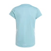 Dievčenské tričko adidas Aeroready 3-Stripes Tee Mint Ton