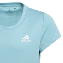 Dievčenské tričko adidas Aeroready 3-Stripes Tee Mint Ton