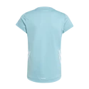 Dievčenské tričko adidas Aeroready 3-Stripes Tee Mint Ton