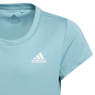 Dievčenske tričko adidas Aeroready 3-Stripes Tee Mint Ton