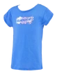 Dievčenske tričko Babolat  Exercise Cotton Tee Girl French Blue