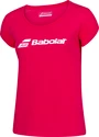 Dievčenske tričko Babolat  Exercise Tee Red