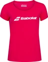 Dievčenske tričko Babolat  Exercise Tee Red