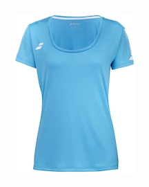 Dievčenske tričko Babolat Play Cap Sleeve Top Girl Cyan Blue