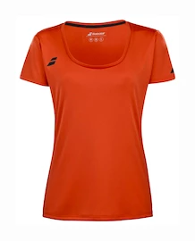 Dievčenske tričko Babolat Play Cap Sleeve Top Girl Fiesta Red