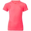 Dievčenské tričko Endurance Vanilla Seamless červeno-ružové