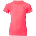 Dievčenské tričko Endurance Vanilla Seamless červeno-ružové