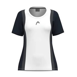 Dievčenske tričko Head CLUB 25 Tech T-Shirt Girls Navy/White