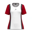 Dievčenske tričko Head  CLUB 25 Tech T-Shirt Girls Red/White