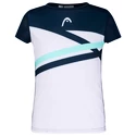 Dievčenske tričko Head  Sammy White/Navy