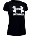 Dievčenské tričko Under Armour Big Logo Tee Solid SS čierne