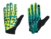 Dlouhoprsté cyklistické rukavice Northwave Skeleton Original zeleno-žlté