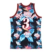 Dres Mitchell & Ness Floral Swingman Jersey NBA Philadelphia 76ers Allen Iverson 3