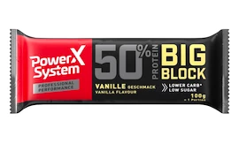 EXP Power System Bar Big Block 50% Vanilla Bar 100 g
