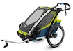 !FAULTY!Cyklovozík Thule Chariot Sport 1 - 2 sety, modro-zelenámodro-zelená