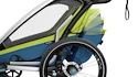 !FAULTY!Cyklovozík Thule Chariot Sport 1 - 2 sety, modro-zelenámodro-zelená