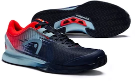 !FAULTY! Pánska tenisová obuv Head Sprint Pro 3.0 Clay Dark Blue/Red, EUR 43.0 = 28.0 cm (HEAD Men) EUR 43