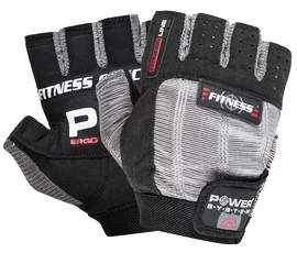 Fitness rukavice Power System Fitness Black/Gray