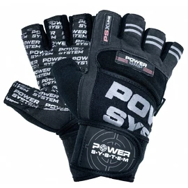 Fitness rukavice Power System Power Grip Black/Gray