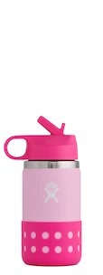 Fľaša Hydro Flask  Wide Mouth Kids Straw Lid & Boot 12 oz (355 ml)
