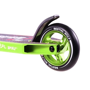 Freestyle kolobežka Bestial Wolf  Booster B18 zelená