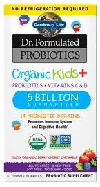 Garden of Life Dr. Formulated organické probiotiká pre deti 30 tabliet