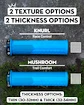Gripy PEATY'S  Monarch knurl thick turquoise (pgm-knl-thk-trq-20)