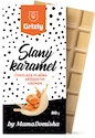 Grizly @mamadomisha Karamelová čokoláda plněná oříškovým krémem Slaný karamel by @mamadomisha 80 g