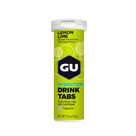 GU Hydration Drink Tabs 12 tabs Lemon Lime