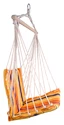 Hojdacia sieť Cattara  k sezení 95x50cm červeno-oranžová