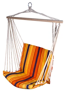 Hojdacia sieť Cattara  k sezení 95x50cm červeno-oranžová