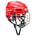 Hokejová prilba Bauer  IMS 5.0 II Combo Red Senior