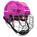 Hokejová prilba Bauer RE-AKT 55 Combo Pink Senior