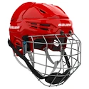 Hokejová prilba Bauer RE-AKT 55 Combo Red Senior L