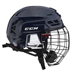 Hokejová prilba CCM Tacks 210 Combo Dark Blue Senior
