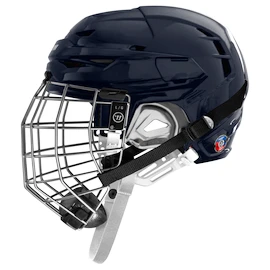 Hokejová prilba Warrior Covert CF 100 Combo Navy Senior