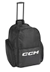 Hokejová taška na kolieskach CCM  Wheel Backpack 18 Black Senior