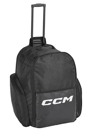 Hokejová taška na kolieskach CCM Wheel Backpack 18 Black Senior