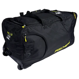Hokejová taška na kolieskach Fischer DeLuxe Black/Yellow Junior