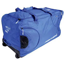 Hokejová taška na kolieskach Fischer DeLuxe Blue/White Senior