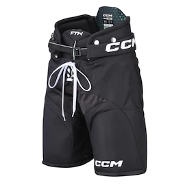 Hokejové nohavice CCM Jetspeed FTWomen Velcro Black Junior