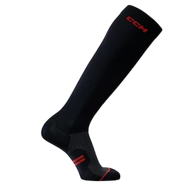 Hokejové ponožky CCM SKATE SOCK PROLINE 3D KNEE Black