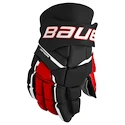 Hokejové rukavice Bauer Supreme M3 Black/Red Intermediate