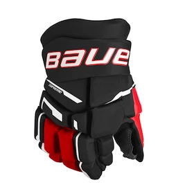 Hokejové rukavice Bauer Supreme M3 Black/Red Junior