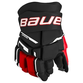 Hokejové rukavice Bauer Supreme M3 Black/Red Junior