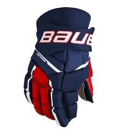 Hokejové rukavice Bauer Supreme M3 Navy/Red/White Intermediate