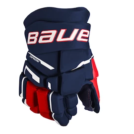 Hokejové rukavice Bauer Supreme M3 Navy/Red/White Junior