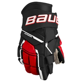 Hokejové rukavice Bauer Supreme M5PRO Black/Red Intermediate